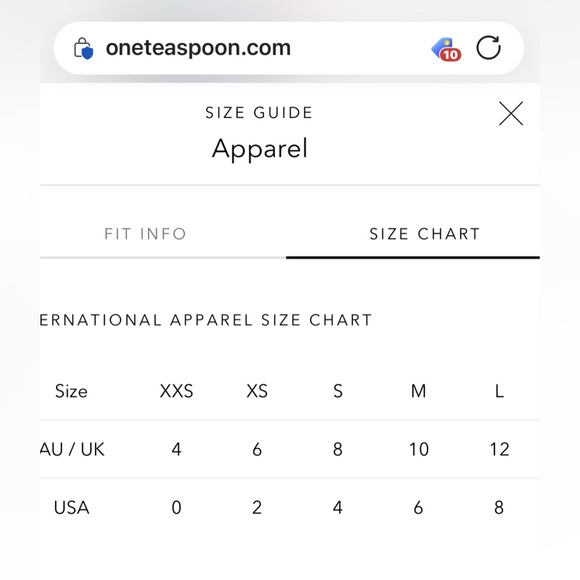 NWT One Teaspoon Embroidered Fitted T pink striped avail in XS, S and M - Picture 8 of 8